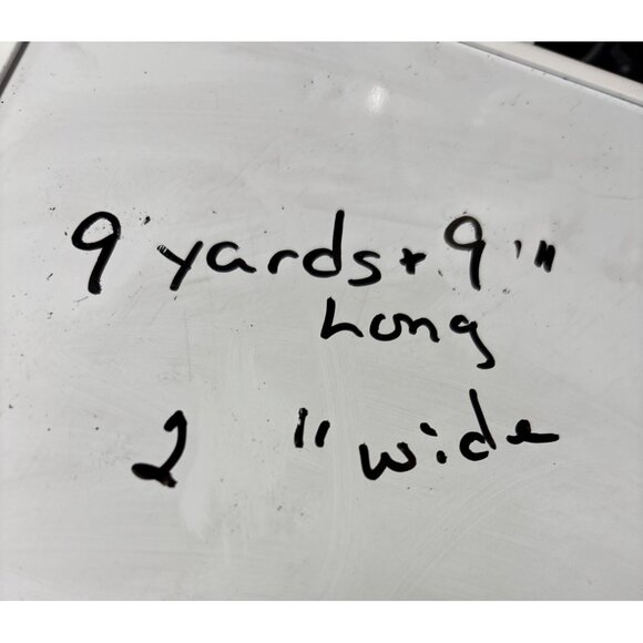 Vintage White Floral Lace Trim 9 Yards + 9" L x 2" W Sewing Craft Supplies - Picture 6 of 6